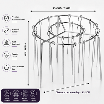 Air Fryer Stainless Steel Vertical Grill Rack