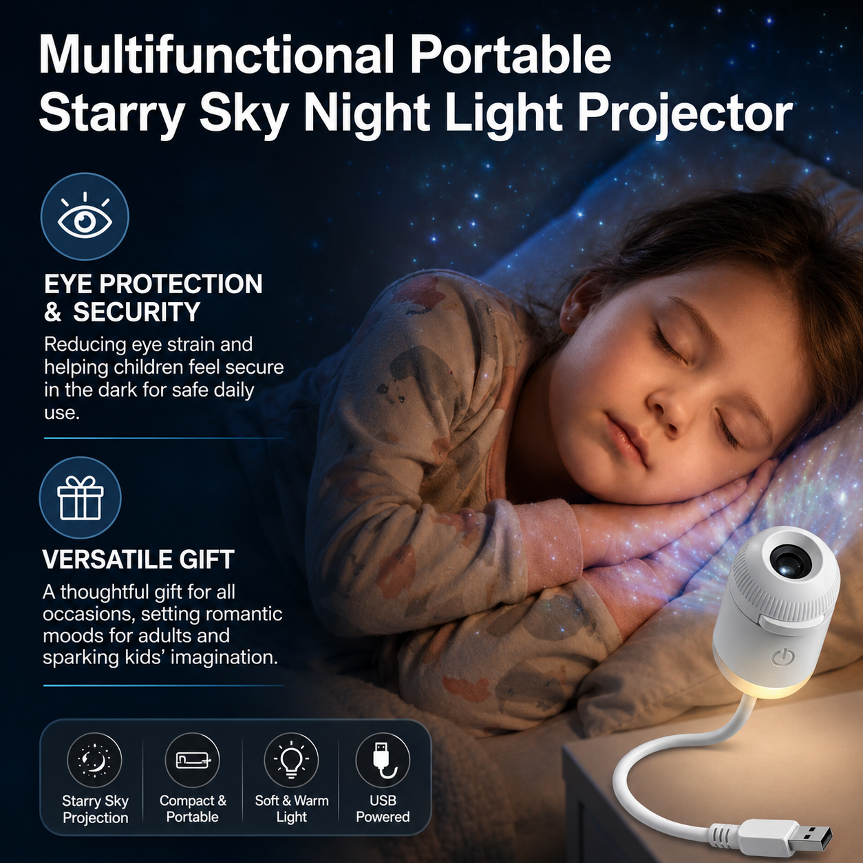 Starry Sky Lamp Projector