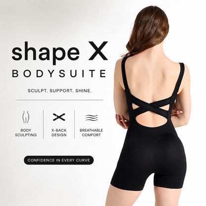 ShapeX Seamless Shapewear Bodysuit
